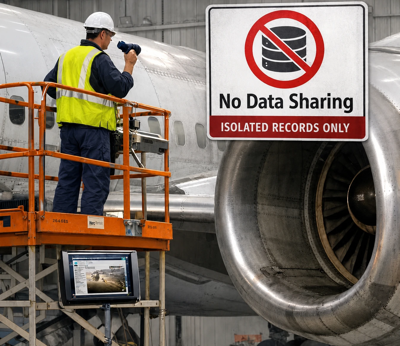 No data sharing between aircraft or over time means no learning from patterns